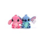 Hediye Nest Lilo And Stitch 20 Cm Sevimli Peluş Oyuncak 2 Karakter Mavi Pembe Stich Ve Lilo