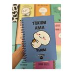 Hediye Ofisi Tokum Ama Yerim Tasarımlı Konuşan Ajanda Akademik Ajanda Yıllık Planlayıcı