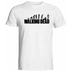 Hediye Panayırı The Walking Dead Baskılı Erkek Tişört Model 1 - XL - Beyaz