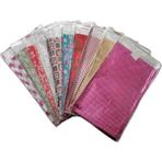 Hediye Poşet Paketi 20X25 cm Kendinde Bantlı Renkli Hediye Paketi 100'LÜ - Standart