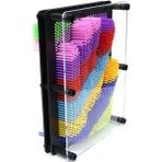 Hediye Sandalı 3D Pinart Çerçeveoyuncak Sihirli Iğneli Eğitici Hayal Geliştirici Orta