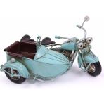 Hediye Sandalı Dekoratif Metal Motosiklet Sepetli