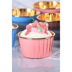 Hediye Sep Pembe Gold Muffin Cupcake Kalıbı Kek Kapsülü 25'Li