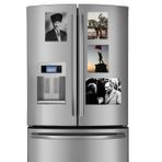 Hediye Vakti Atatürk Resimli Buzdolabı Süsü Magnet 4 Adet 19,5 x 14,5