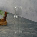 Hediye Vakti Cam Başucu Sürahisi - Şeffaf - 600 ml