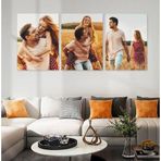 Hediye Vakti Kişiye Özel Fotoğraflı 3’lü MDF Tablo Seti (20x28 cm)