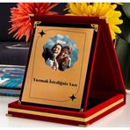 Hediye Vakti Kişiye Özel Fotoğraflı Plaket