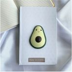 Hediye Vakti Kişiye Özel Sevimli Avokado Squishy Defter