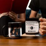 Hediye Vakti Spotify Tasarımlı Sihirli Kupa Bardak 1 Adet
