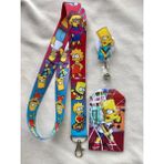 Hediyebum Bart Simpson-Simpsonlar Boyun Askısı Yoyo ve Kartlık Set