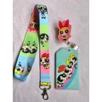 Hediyebum Blossom Powerpuff Girls Boyun Askısı Yoyo ve Dik Kartlık Set