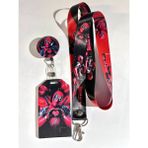Hediyebum Deadpool Boyun Askısı Yoyo ve Dik Kartlık Set