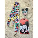 Hediyebum Miki Mouse Temalı Temalı Boyun Askı Ipi Yoyo ve Kartlık Set