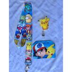 Hediyebum Pokemon Boyun Askısı Yoyo ve Yan Kartlık Set
