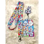 Hediyebum Rengarenk Bugs Bunny Boyun Askısı Yoyo ve Kartlık Set