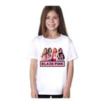 HediyeCenter Black Pink Baskılı Çocuk Tişört D04 PRA-3931723-304563