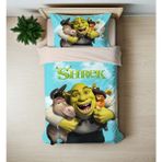 Hediyechy Shrek Temalıtek Kişilik Nevresim Takımı - Renkli - 160 x 220 cm