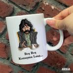 Hediyeci Abla Size Özel Boş Boş Konuşma La Behzat Ç Seramik Baskılı Beyaz Kupa Bardak