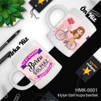 Hediyeci Market HMK-00001 Kadınlara Özel Beyaz Kupa Bardak