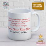 Hediyeci Market HMK-00084 Anneler Gününe Özel Beyaz Kupa Bardak