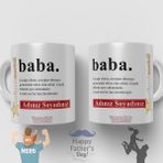 Hediyeci Market HMK-00090 Babalar Gününe Özel Beyaz Kupa Bardak