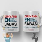 Hediyeci Market HMK-00094 Babalar Gününe Özel Beyaz Kupa Bardak