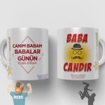 Hediyeci Market HMK-00097 Babalar Gününe Özel Beyaz Kupa Bardak