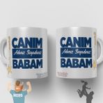 Hediyeci Market HMK-00103 Babalar Gününe Özel Beyaz Kupa Bardak