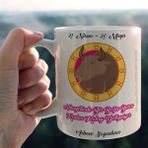Hediyeci Market HMK-00106-07 Boğa Burcu Kadınına Özel Beyaz Kupa Bardak