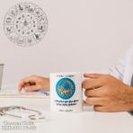 Hediyeci Market HMK-00112-02 Akrep Burcu Erkeğine Özel Beyaz Kupa Bardak
