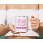 Hediyeci Market HMK-00116-09 Balık Burcu Kadınına Özel Beyaz Kupa Bardak