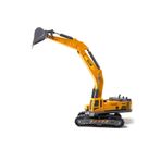 hediyecik Dozer Excavator Metal Burun Kepçe Oyuncak Iş Makinası Büyük Boy 32 Cm