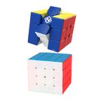 hediyecik Nexcube 3x3 Moyu Meilong 4x4 2'li Zeka Küpü Küp Set