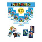 Hediyecik Panini Süper Mario Oyun Kartları Trading Card 30 Paket (120 Kart)