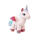 Hediyecik Peluş Kanatlı Unicorn At Pony Oyuncak 35 Cm, Açık Pembe