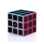 Hediyecik Qiyi Warrior S 3x3 Karbon Fiber Zeka Küpü Akıl Küpü Rübik Küp