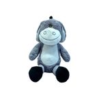 Hediyecik Sevimli Peluş Oyuncak Eşek Büyük Boy 70 Cm, Gri