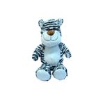 Hediyecik Sevimli Peluş Oyuncak Kaplan Büyük Boy 70 Cm, Beyaz
