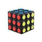 Hediyecik Speed Black Dot 3X3 Zeka Küpü Akıl Küpü Rübik Küp