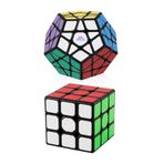 hediyecik Speed Megaminx Ve 3x3 2'li Zeka Küpü Akıl Küpü Küp