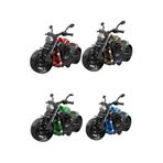 hediyecik Sürtmeli 4'lü Oyuncak Motosiket Seti 16 Cm
