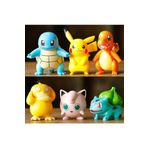 hediyeconcepti Pokemon Rakamlar Anime Modeli 6 Stilleri Pikachu Charmander Psyduck Squirtle Jigglypuff Bulbasaur