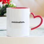 Hediyehanem 119GPT4QD Minimalizm Kalpli Kupa Bardak