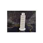 Hediyehanem Pizza Kulesi 3D Maket Model Dekor Biblo Pisa Tower 14 x 6.5 x 6.5 cm