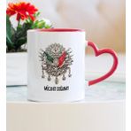 Hediyehanem ST_D1398_M4 Osmanlı Arması Kalpli Kupa Bardak