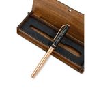 HediyeHanesi Kişiye İsme Özel Siyah Rose Gold Tükenmez Roller Kalem, İsimli İmza Kalemi