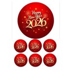 hediyehobihersey 2026 Noel Yeni Yıl Şekerli Kağıda Baskı Yenilebilir Kağıt Pasta Baskısı