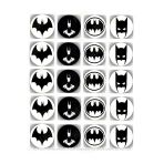 Hediyehobihersey Batman Logo Yenilebilir Gıda Baskısı, Yenilebilir Pasta Süsü, Şekerli Kağıt