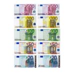hediyehobihersey Euro Banknot Temalı Yenilebilir Resimli Pasta Üstü Şekerli Kağıt Baskısı