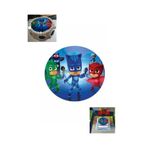 hediyehobihersey For Pj Mask Resimli Şekerli Kağıt Yenilebilir Kağıt Üzerine Resimli Pasta Baskısı